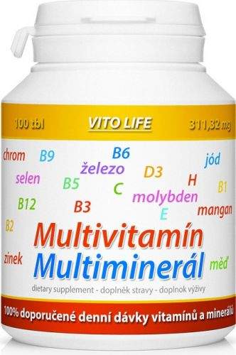 Vito Life Multivitamín multiminerál 100 kapslí