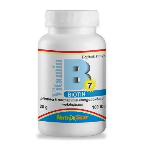 Nutristar Biotin vitamín B 7 500 mcg 100 tablet
