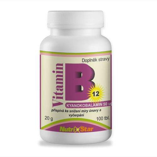 Nutristar Vitamín B 12 50 mcg 100 tablet