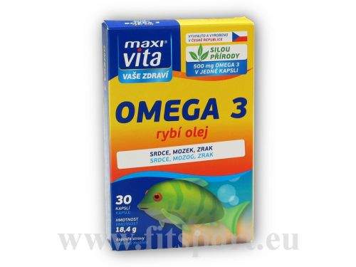 Maxivita Omega 3 Rybí olej 30 tablet