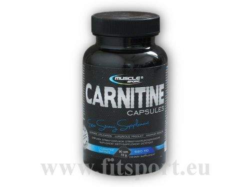 Muscle sport Carnitine 680mg 90 kapslí