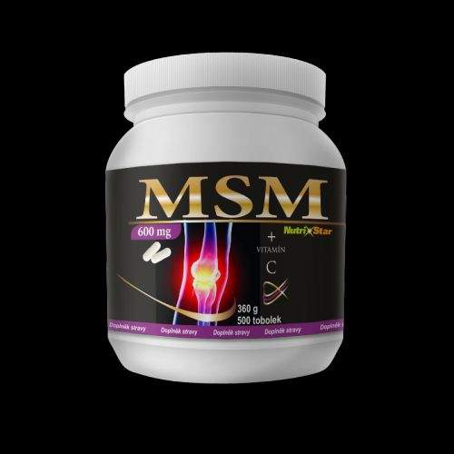 Nutristar MSM 600 mg 500 kapslí