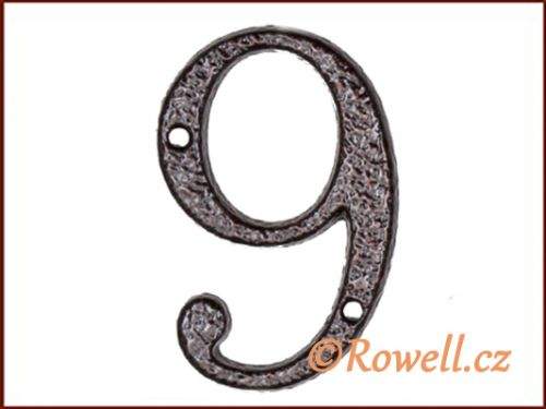 Rowell C1 Číslice 80 mm ""9""