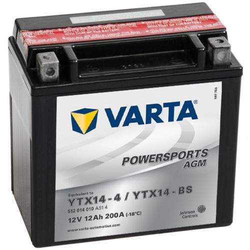 Varta Powersports AGM YTX14-4/YTX14-BS