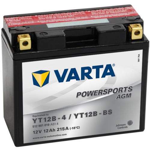 Varta Powersports AGM YT12B-4/YT12B-BS
