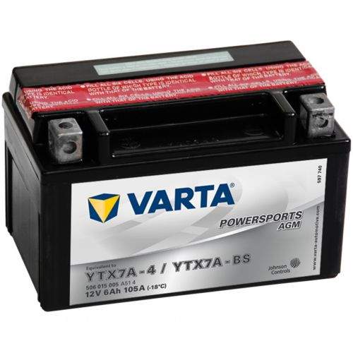 Varta Powersports AGM YTX7A-4 / YTX7A-BS