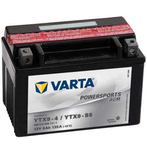 Varta Powersports AGM YTX9-4 / YTX9-BS