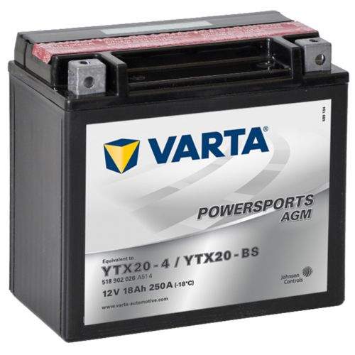 Varta 18Ah YTX20-4 / YTX20-BS