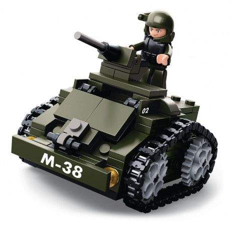 Sluban Army 8into1 Obrněný vůz M38-B0587C