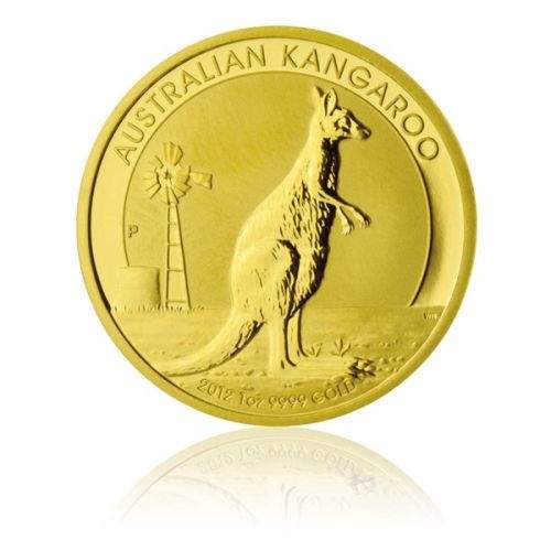Česká mincovna Zlatá investiční mince 1 Oz 100 AUD Austrálie klokan proof