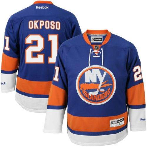 Reebok Kyle Okposo #21 New York Islanders Premier Jersey Home dres