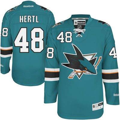 Reebok Tomas Hertl #48 San Jose Sharks Premier Jersey Home dres