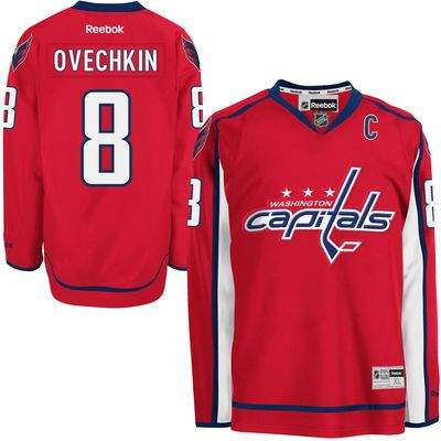 Reebok Alex Ovechkin #8 Washington Capitals Premier Jersey Home dres