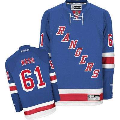 Reebok Rick Nash #61 New York Rangers Premier Jersey Home dres