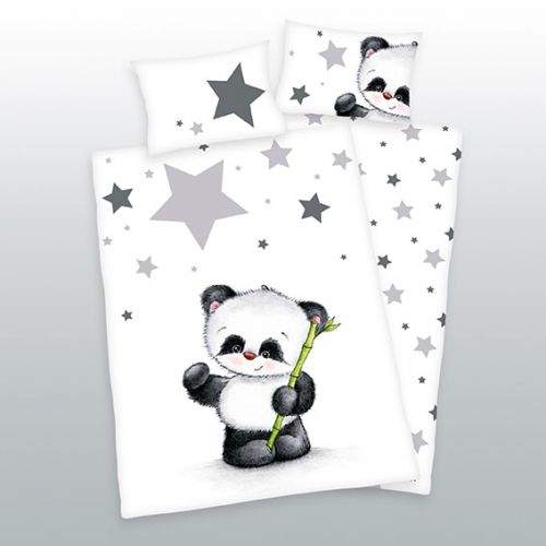 Herding Panda hvězdičky bavlněné povlečení 