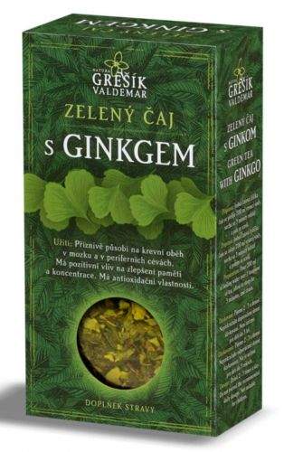 Grešík Zelený čaj s ginkgo 70 g