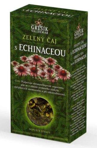 Grešík Zelený čaj s echinaceou sypaný 70 g