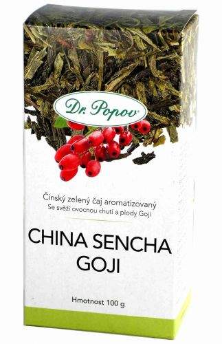 Dr. Popov Zelený čaj China Sencha GOJI 100 g