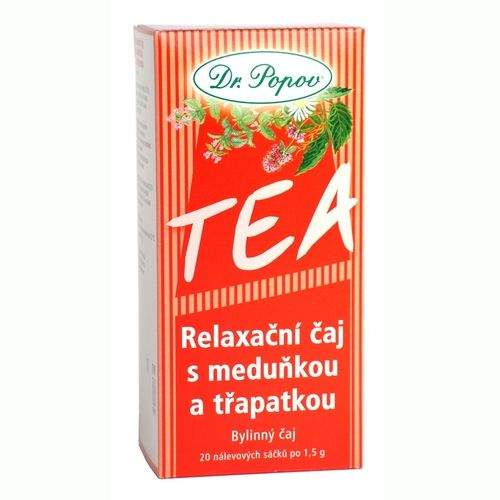 Dr. Popov Relaxační čaj s meduňkou a třapatkou 30 g