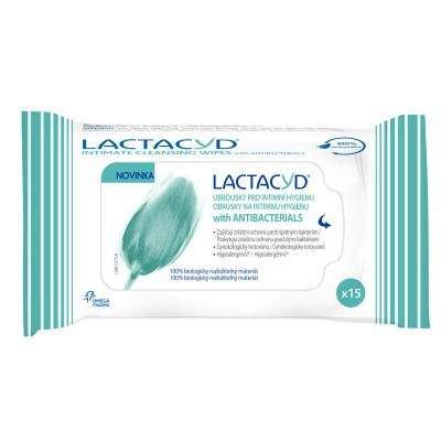 Omega Pharma Lactacyd Pharma ubrousky antibakteriální 15 ks