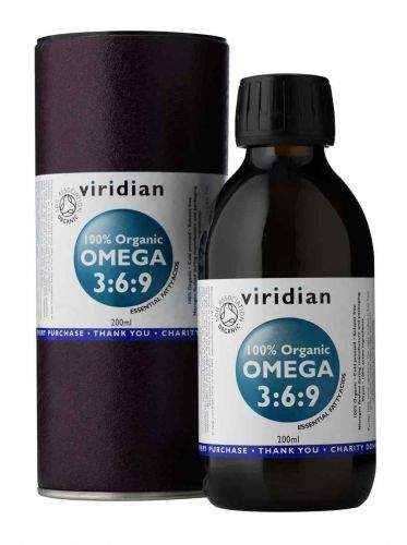 Viridian 100% Organic Omega 3:6:9 Oil 200 ml