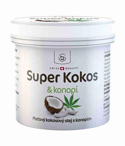 Herbamedicus Super Kokos & konopí pleťový olej 150 ml