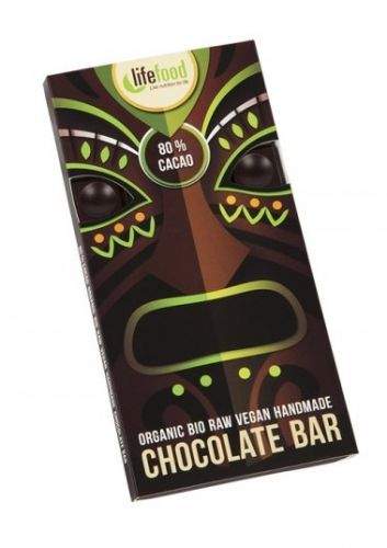 Lifefood Bio Živá čokoláda 80% cacao Raw 70 g