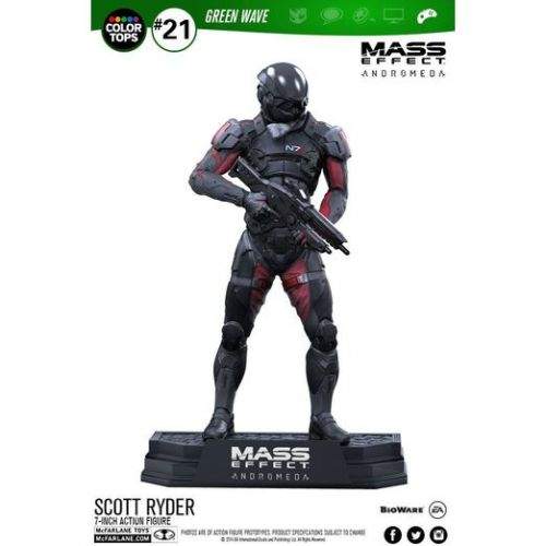 McFarlane Toys Mass Effect Andromeda Color Tops Scott Ryder 18 cm