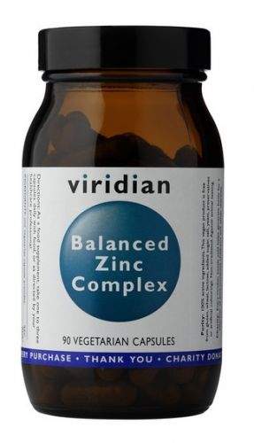 Viridian Balanced Zinc Complex 90 kapslí