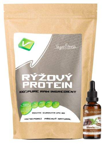 Vegan Fitness Rýžový protein 1 kg