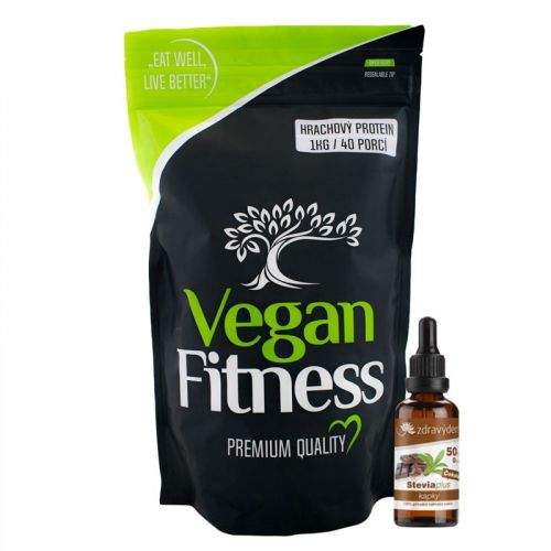 Vegan Fitness Hrachový Protein 1 kg
