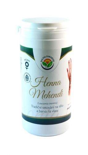 Salvia Paradise Henna Mehendi tradiční tetování na tělo a barva na vlasy 150 g