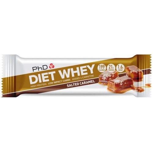 PhD Nutrition Tyčinka Diet Whey salted caramel 65 g