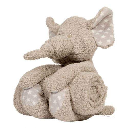 BO JUNGLE Elephant plyšová hračka s dekou