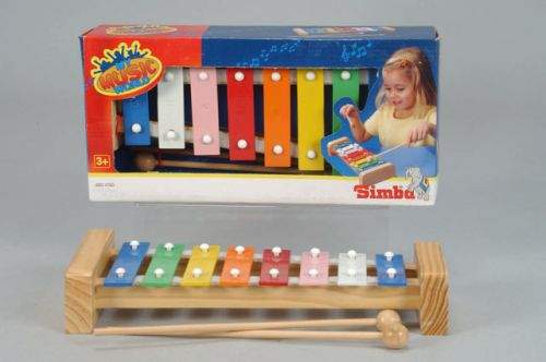 Simba Dětský dřevěný xylofon