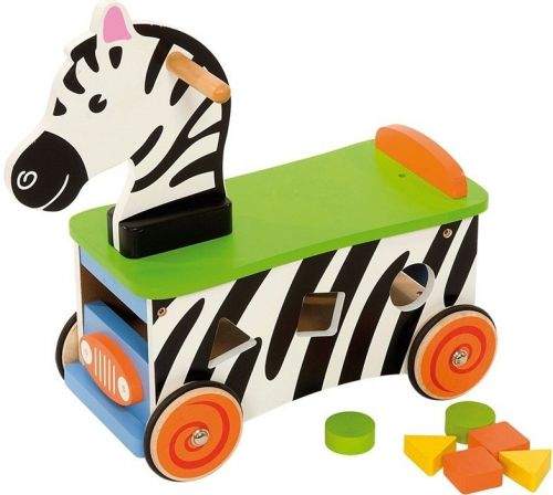Boikido Dětské dřevěné odrážedlo Zebra