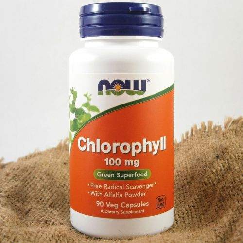 NOW Foods Chlorophyll 100 mg 90 kapslí