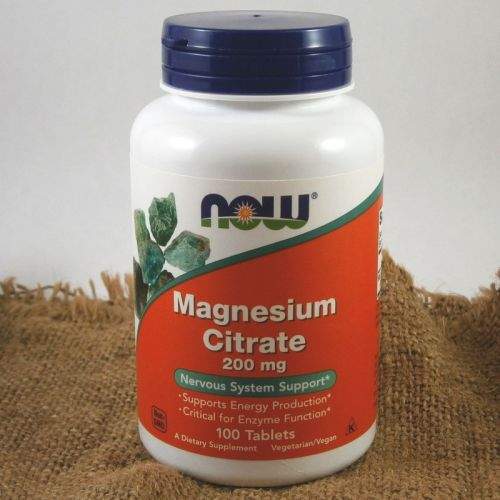 NOW Foods Magnesium Citrate 200 mg 100 tablet