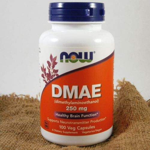 NOW Foods DMAE dimetylaminoetanol 250 mg 100 kapslí