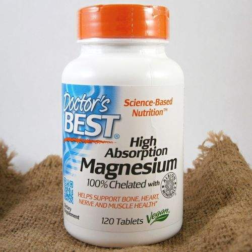 Doctor’s Best Magnesium High Absorption 100% chelated 120 tablet