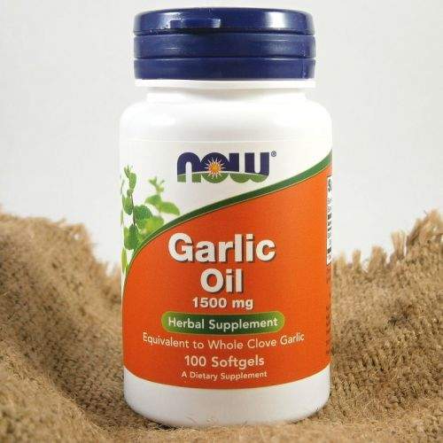 NOW Foods Garlic Oil česnekový olej 1500 mg 100 kapslí
