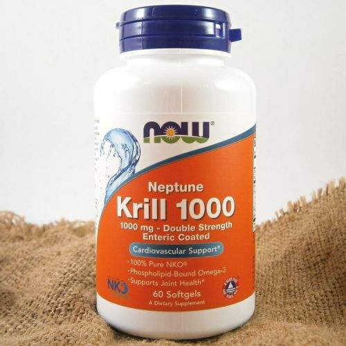 NOW Foods Krill Oil Neptune Double Strength 1000 mg 60 kapslí