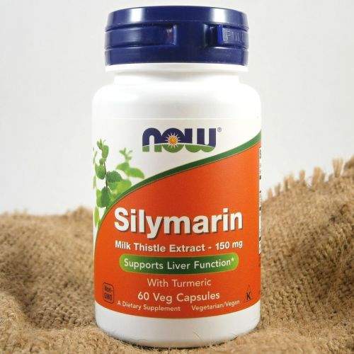 NOW Foods Silymarin extrakt z ostropestřce mariánského 150 mg 60 kapslí