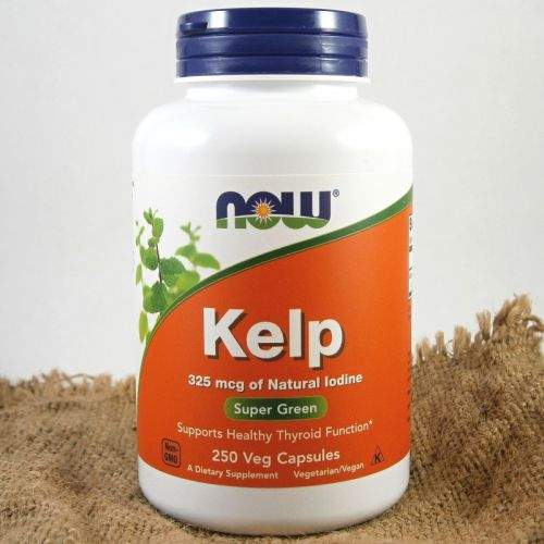 NOW Foods Kelp s přírodním jódem 325 μg 250 kapslí