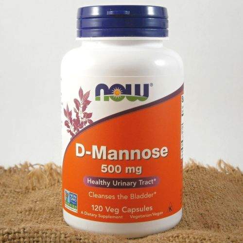 NOW Foods D-Manóza 500 mg 120 kapslí