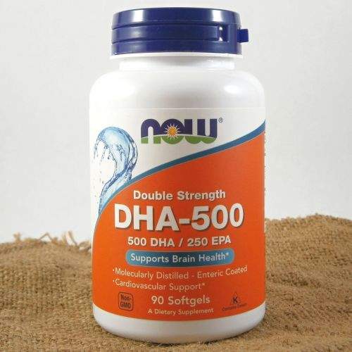NOW Foods DHA-500 500 mg 90 kapslí