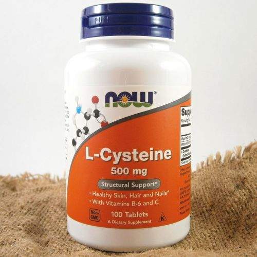 NOW Foods L-Cysteine 500 mg 100 tablet