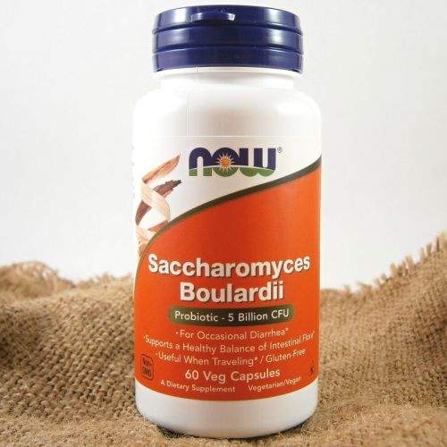 NOW Foods Saccharomyces Boulardii 5 miliard CFU 60 kapslí