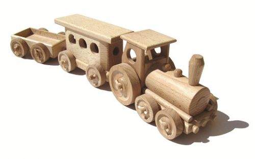 CEEDA CAVITY dřevěný vlak osobní