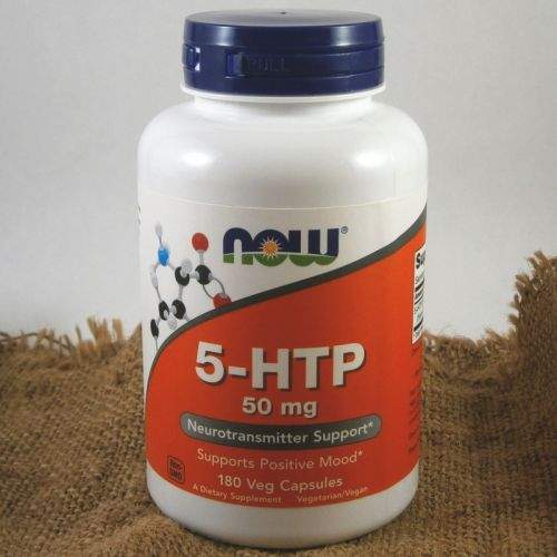 NOW Foods 5-HTP 50 mg 180 kapslí